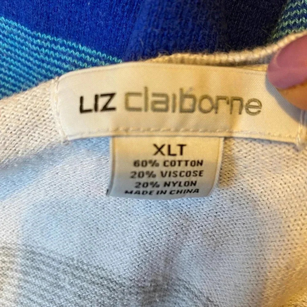 Liz Claiborne Comfortable Beautiful Color Sweater Women Size XLT - Picture 3 of 4